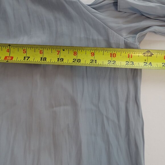 For 2 By Ramy Brook Gray Long Sleeve Cold Shoulder Maternity Top Women Size M - Picture 7 of 9